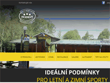 Tablet Screenshot of pension-herman.cz